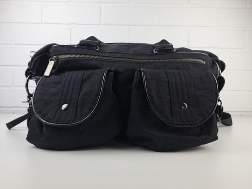 Oioi black wash nylon carry - wash,