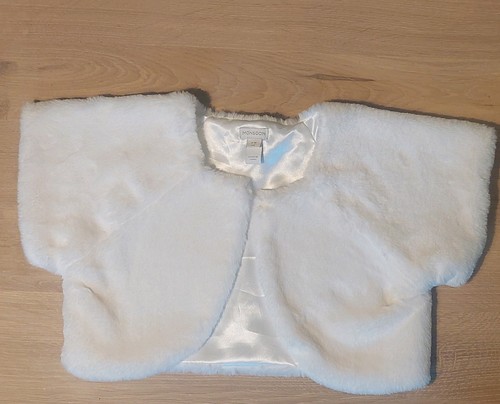 Monsoon girls white faux fur - monsoon,