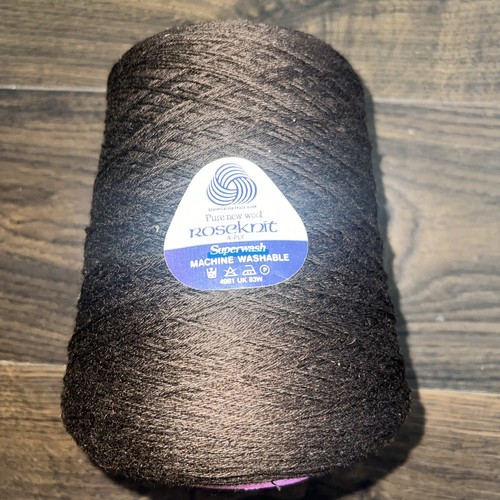 Pure new wool 500g - new, brown