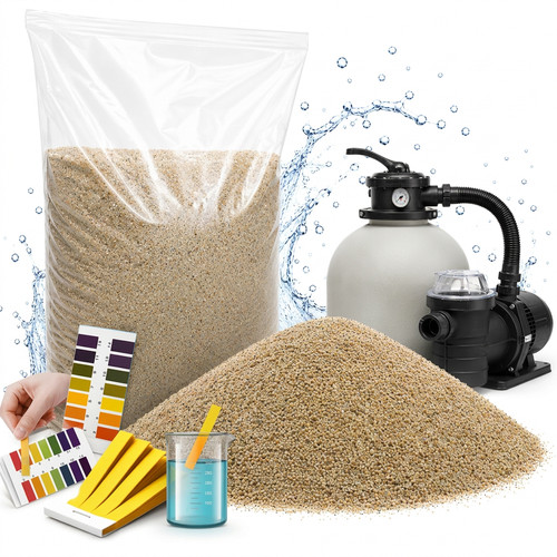 Pool filter sand - pool,