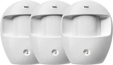 Yale 3 Pack Pet PIR Motion Detector Sensor Pet Friendly SR & EF Alarm 868MHz
