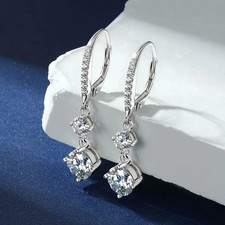 2.6ct Round Cut Lab‑Created