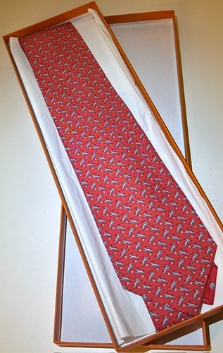 Hermes twillbi silk tie - hermes,