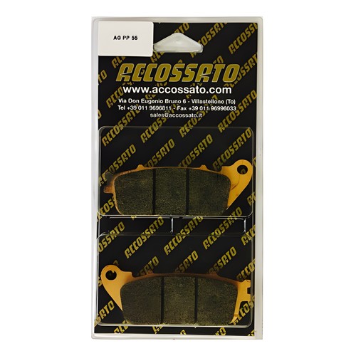 Rear recessed brake pads - brake, for