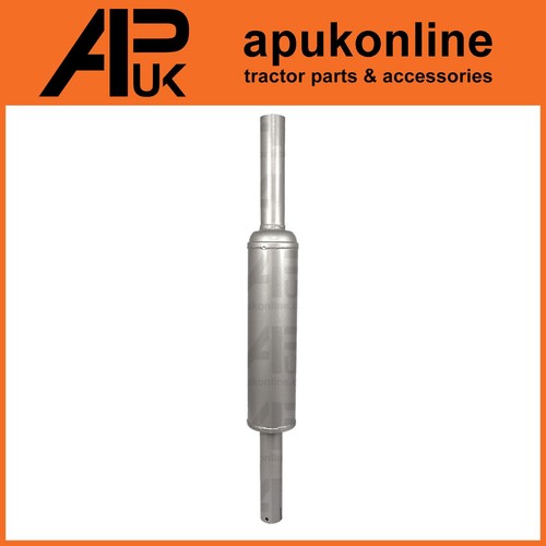 Silver exhaust silencer pipe - silver,