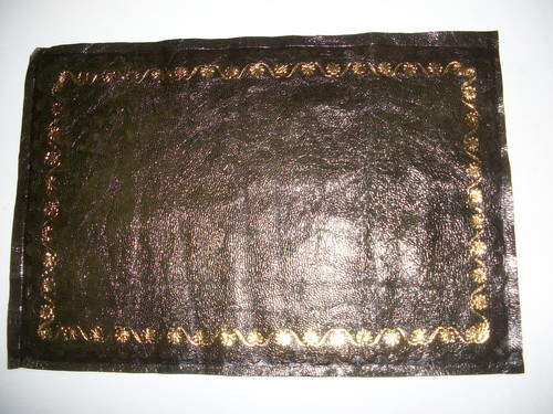 Real leather hand tooled - leather,
