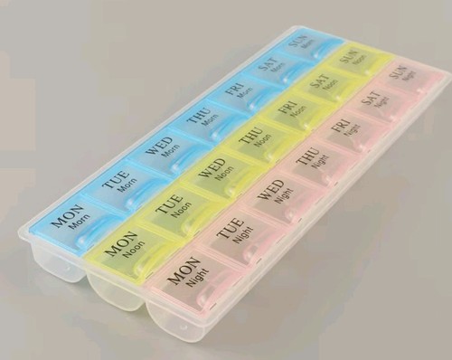 Weekly pill box daily - weekly,