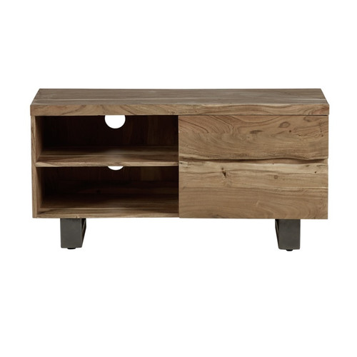 Unit solid wood brown 110cm - tv,