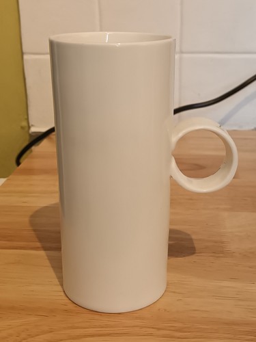 Single unusual white ceramic - single,