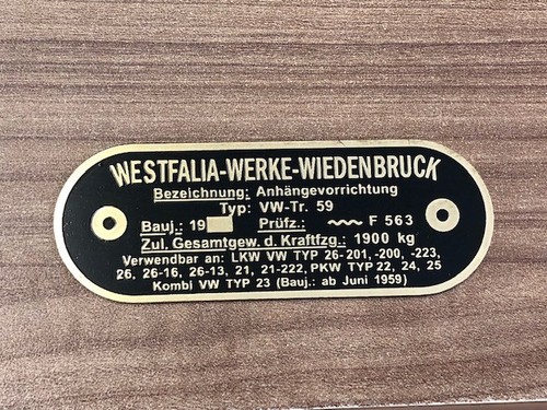 Westfalia t2 splits - t1,