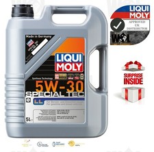 Liqui Moly 5W30 Synthetic Engine Oil Special BMW LL A3 B4 VW MB Approval 2448V