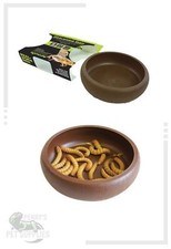Komodo Mealworm Dish Reptile Feeding Dish Bowl for Mealworms 