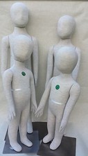 Child Children Mannequin Age 4 Unisex Dummy, Shop Display Model with Metal Base