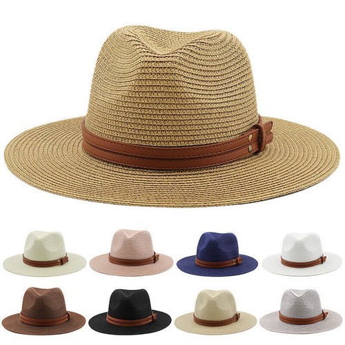 Straw hat made natural - straw, of