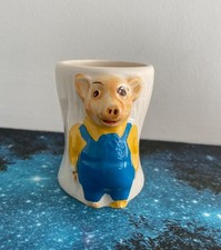 Vintage Pinky & Perky PERKY EGG CUP  Keele  Street Pottery 1950-60's
