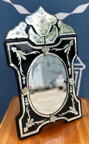 Venetian antique style etched - style,