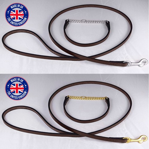Leather dog show - leads, half