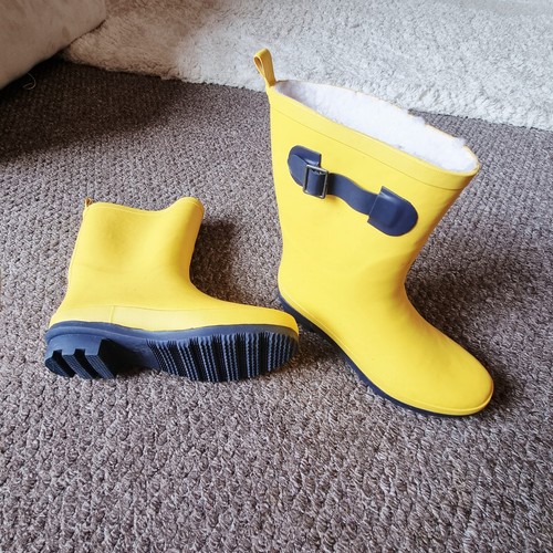 Yellow wellies - yellow,