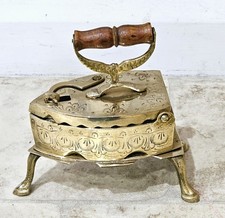 Vintage Brass Charcoal Iron On