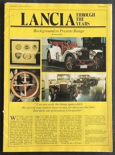 Lancia autocar supplement - lancia,