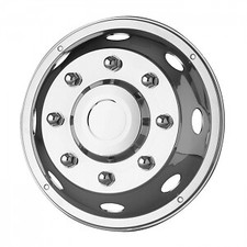 1 x pair 19.5" Front Deluxe Style Wheel Trims DAF ,MAN ,Mercedes - Free Postage