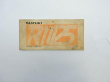 Vintage 1976 Suzuki RM125