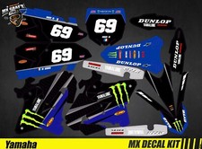 Motorcycle Deco Kit for / Mx Decal Kit for Yamaha YZ 125-250 - Replica D. FERRANDIS