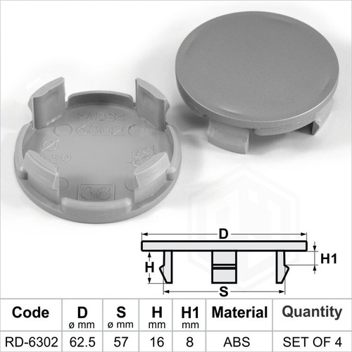 Wheel center caps - , centre