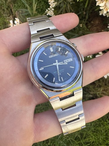 Vintage seiko bellmatic blue - vintage,