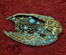 Vintage Antique Brass Filigree