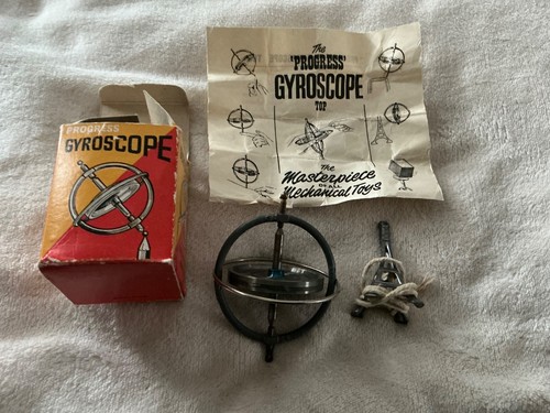 Vintage gyroscope top toy - toy, in