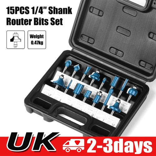 15pcs router bit set - router, shank