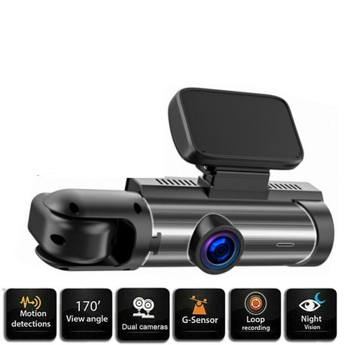 Vehicle dash cam dual - lens, dvr