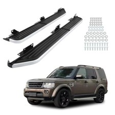 SIDE STEPS WITH SKIRT RUNNING FOOT BOARD FOR LAND ROVER DISCOVERY 3 4 L319 04-16