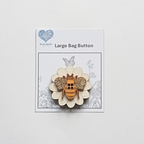 Large colourful wooden buttons - large,