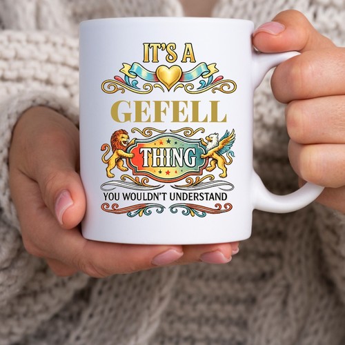 Gefell name mug a - it's,