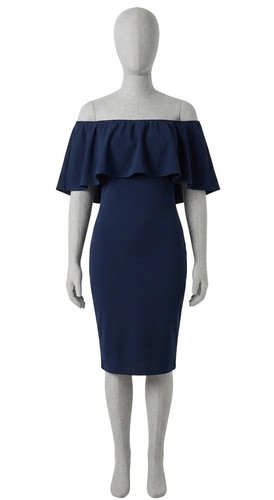 Navy scuba crepe - navy,