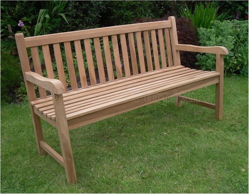 5ft teak garden - 5ft, bench