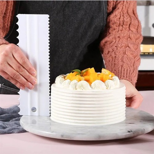 Cake scraper icing smoother - cake,