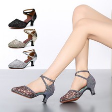 Latin dance shoes women's mesh