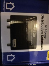 Global F120 “F” TV Link 2 Way SKY TV FM UHF Signal Booster Amplifier