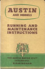 Austin A40 models Somerset