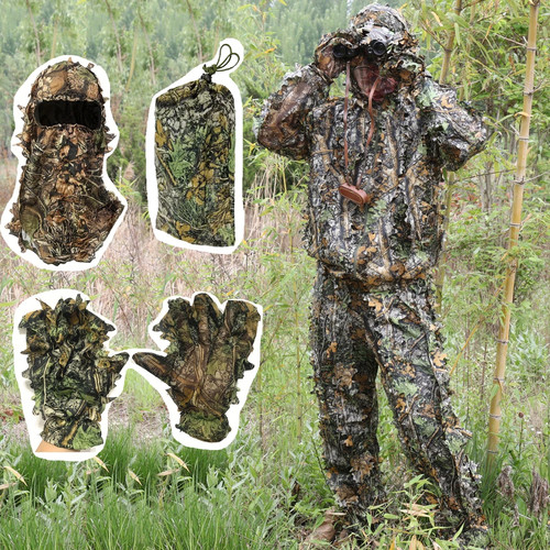 Hunting suit jungle leaves - suit,