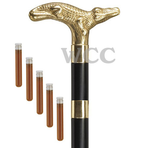 Alligator brandy flask - alligator,