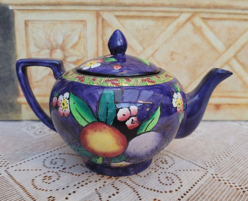 Carlton ware orange plum - carlton,