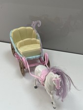 Rare Barbie as Princess and the Pauper  Mini Doll Royal Kingdom Carriage