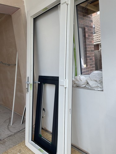 Rehau upvc external door - rehau,