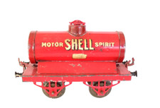 AB134: Vintage Hornby 0 Gauge Shell Motor Spirit Tank  Wagon