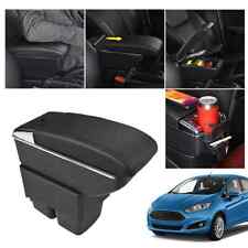 For Ford Fiesta Mk7 2009-2017 Arm Rest Centre Console Storage Box Armrest Black