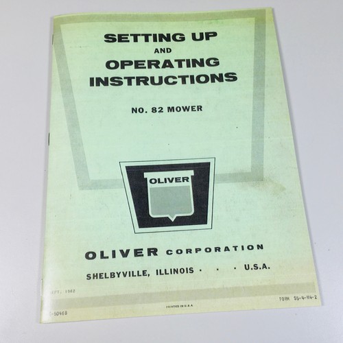 Oliver sickle bar mower - oliver,